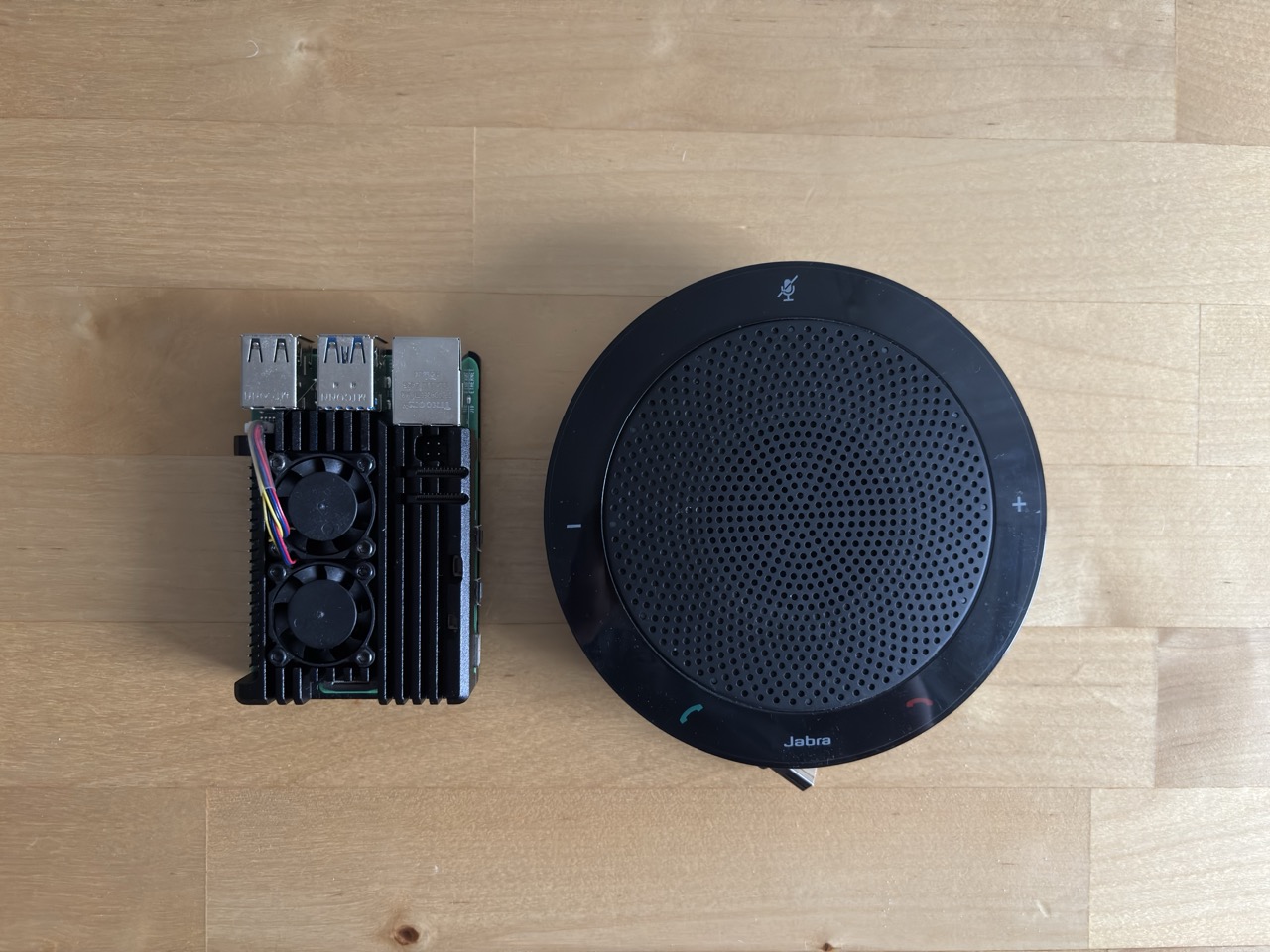Raspberry Pi 5 and Jabra Speak 410 setup